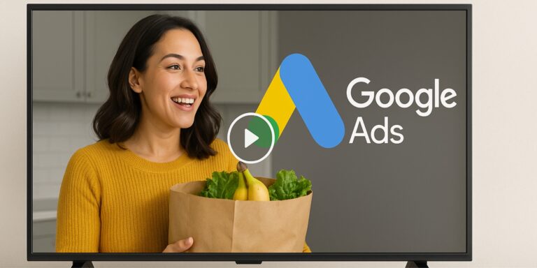Anúncio em Smart TV via Google Ads com vídeo não pulável de 30 segundos